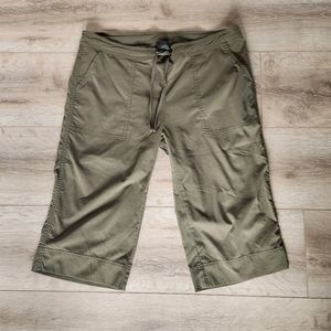 Prana Capris, Olive Green, women's medium